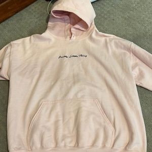 Pink pretty little thing hoodie